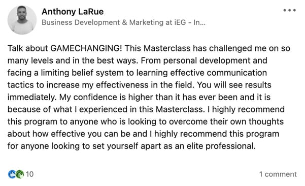 testimonial-post-2 Anthony LaRue Testimonial for Hi-Q Group